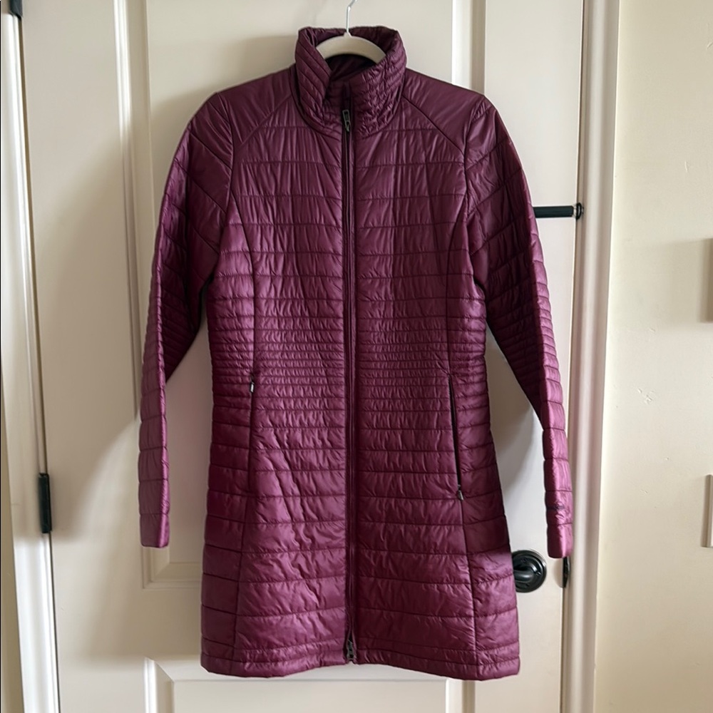 Patagonia Purple Quilted Puffer Coat Insulated